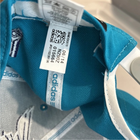 Y2K Charlotte Hornets Adidas NBA Teal/Purple Snapback Hat Cap OSFM Embroidered - Picture 9 of 10